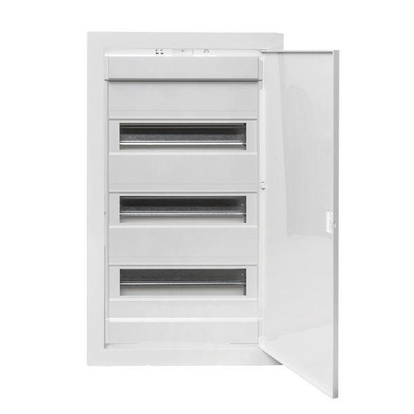 Щит силовой встраив. Nova 36мод. IP41 с пластик. дверью PROxima EKF nv-pb-pd-3