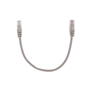 Патч-корд U/UTP CAT 5e RJ45-RJ45 26AWG LSZH сер. 0.3м Rexant 02-0100-03