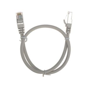 Патч-корд F/UTP кат.6 RJ45-RJ45 26AWG LSZH 0.5м сер. Rexant 02-0210-05