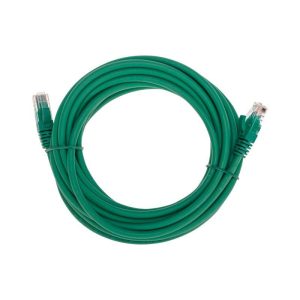 Патч-корд U/UTP CAT 6 RJ45-RJ45 26AWG LSZH зел. 5м Rexant 02-0296-5