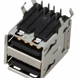 Разъем гнездо на плату 2хUSB-A (металл) Rexant 05-0003