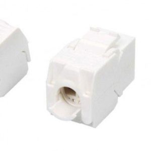 Вставка Keystone Jack RJ45 (8P8C) кат.6 180град. Toolless KJ8-8P8C-C6-180-TLS-WH бел. Hyperline 426190