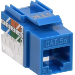 Модуль Keystone Jack кат.5E UTP 110 IDC 90град. син. ITK CS1-1C5EU-11-03