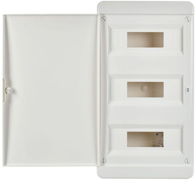 Корпус ЩРВ-П-36 TEKFOR IP41 бел. дверь пластик. IEK TF5-KP13-V-36-41-K01-K01