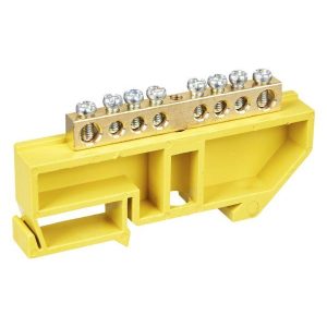 Шина PE "земля" на DIN-изол. ШНИ-6х9-8-Д-Ж IEK YNN10-69-8D-K05