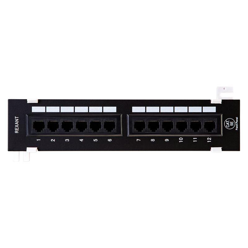 Патч-панель настенная 12 портов RJ-45 CAT 5е Rexant 04-0020