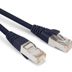 Патч-корд кат.5E F/UTP экранир. LSZH PC-LPM-STP-RJ45-RJ45-C5e-0.5M-LSZH-BK 0.5м черн. Hyperline 230085