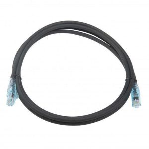 Патч-корд PC-LPM-UTP-RJ45-RJ45-C6-2M-LSZH-BK U/UTP кат.6 LSZH 2м черн. Hyperline 230235