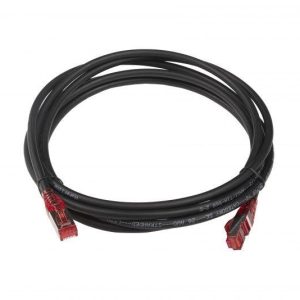 Патч-корд кат.5E F/UTP экранир. LSZH PC-LPM-STP-RJ45-RJ45-C5e-3M-LSZH-BK 3м черн. Hyperline 30963