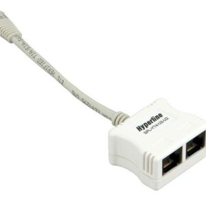 Разветвитель SPL-YT4-U2-U2 RJ45 4Prр.USOC -> 2 х 2Pr.USOC Hyperline 34552