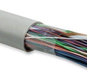 Кабель витая пара U/UTP кат.3 100 пар 26 AWG ОЖ solid PVC UUTP100-C3-S26-IN-PVC-GY сер. Hyperline 36574