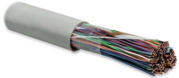 Кабель витая пара U/UTP кат.3 100 пар 26 AWG ОЖ solid PVC UUTP100-C3-S26-IN-PVC-GY сер. Hyperline 36574