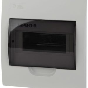 Бокс ЩРВ-П-8 мод. встраив. пластик IP41 SIMPLE NO-box_simple-plastic_8_flush ЭРА Б0041511