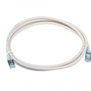 Патч-корд PC-LPM-STP-RJ45-RJ45-C6-2M-LSZH-GY F/UTP экран. кат.6 LSZH 2м сер. Hyperline 42375