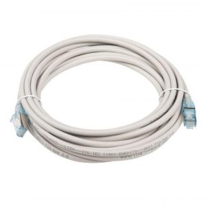 Патч-корд PC-LPM-STP-RJ45-RJ45-C6-5M-LSZH-GY F/UTP экран. кат.6 LSZH 5м сер. Hyperline 42377