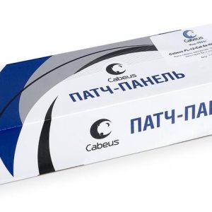 Патч-панель настенная кат.5E 12 портов RJ45 PL-12-Cat.5e-WL-Dual IDC с подставкой Cabeus 7004c