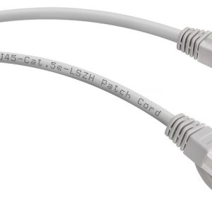 Патч-корд U/UTP кат.5E PC-UTP-RJ45-Cat.5e-5m-LSZH 2хRJ45/8p8c неэкранир. LSZH 5м сер. Cabeus 8867c