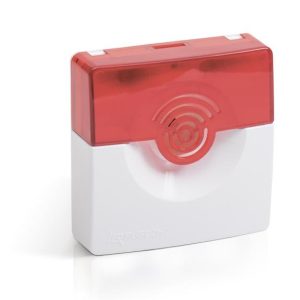 Оповещатель пожарный комбинированный свето-звуковой адресный ОПОП 124-R3 бел./красн. Рубеж Rbz-338683