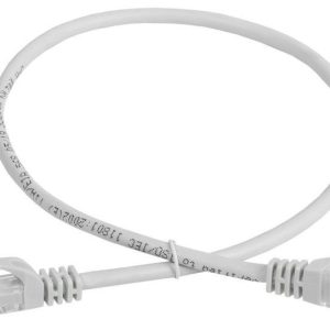 Патч-корд кат.5E UTP 0.5м сер. GENERICA PC01-C5EU-05M-G